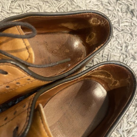 Allen Edmonds Clifton Walnut Brown Leather Cap Toe Oxfords Shoes Men’s 9.5 D main image 12